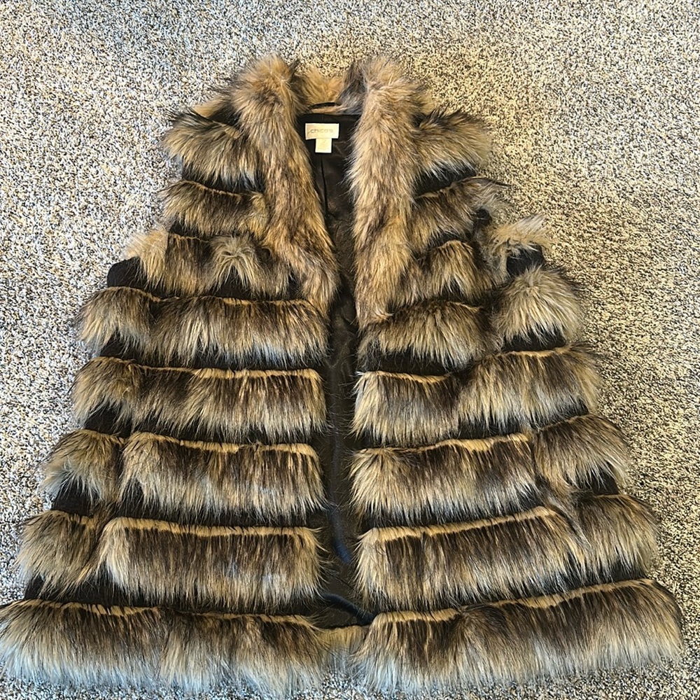 Chico’s Faux Fur Vest